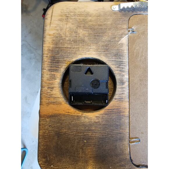 Vintage Footprints in the Sand Wall Clock Wood Frame Christian Roman Numerals - Picture 3 of 8